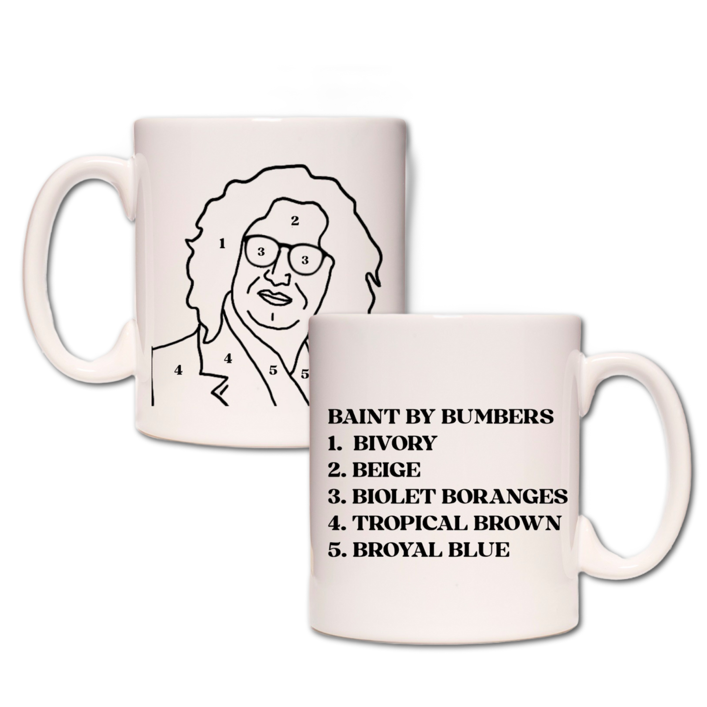 PAINT BY NUMBERS ICON MUG