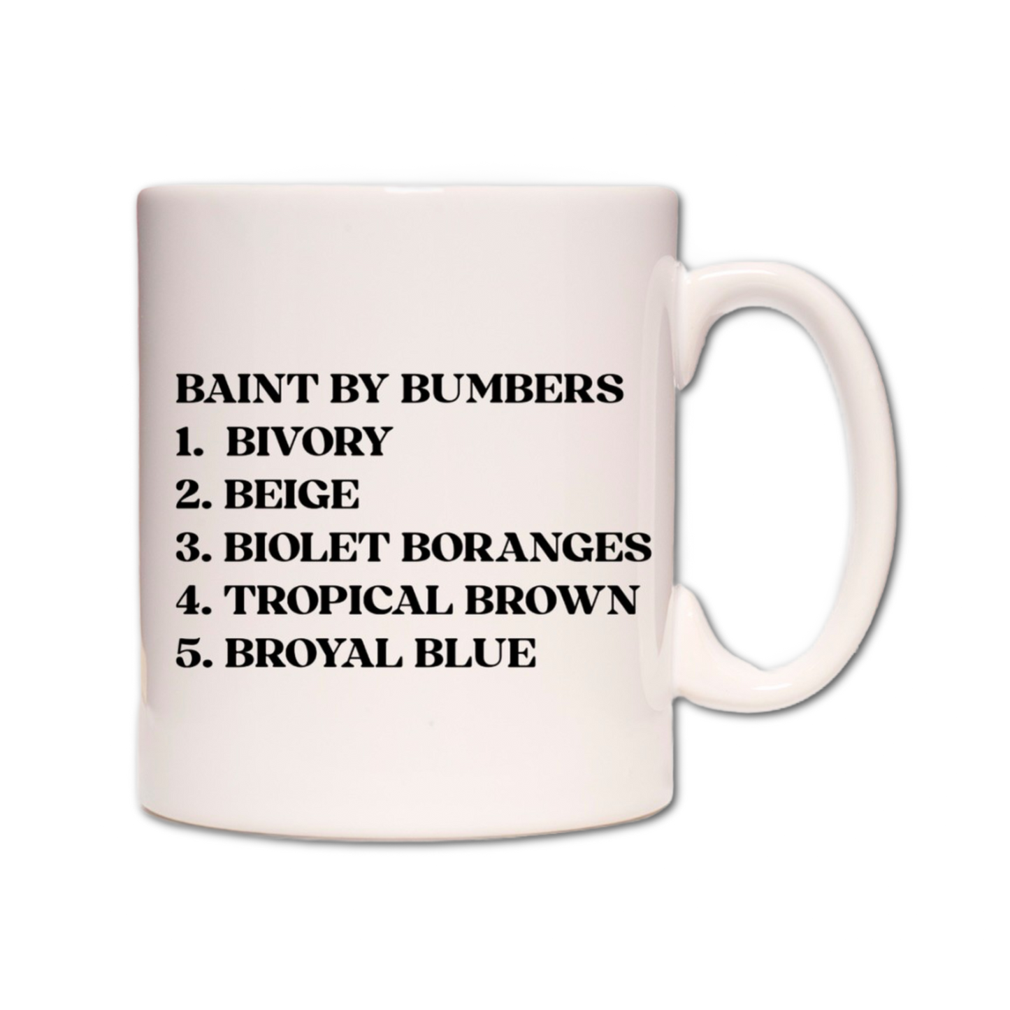 PAINT BY NUMBERS ICON MUG
